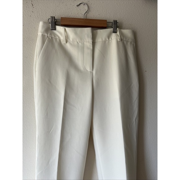Talbots Hampshire Ankle Pants Size 2 Women Cream Office Career Dress Pant New - Picture 5 of 16